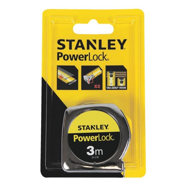 STANLEY Metall-Rollbandmaß »PowerLock« 3 m STANLEY Metall-Rollbandmaß »PowerLock« 3 m
