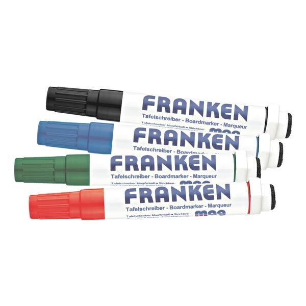 Franken 4er-Pack Whiteboard-Marker KombiMarker Z1703
