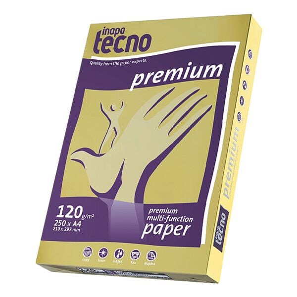 Multifunktionales Druckerpapier A4 Inapa tecno Premium - 250 Blatt gesamt Multifunktionales Druckerpapier A4 Inapa tecno Premium - 250 Blatt gesamt