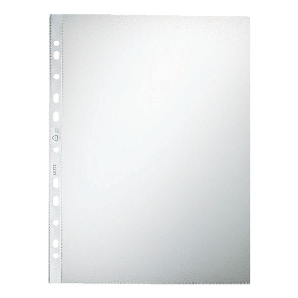 LEITZ Prospekthülle 4704 A4 genarbt, oben offen - 100 Stück LEITZ Prospekthülle 4704 A4 genarbt, oben offen - 100 Stück