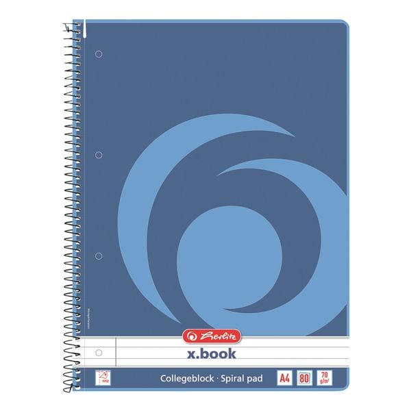 Collegeblock Herlitz A4 liniert, 80 Blatt