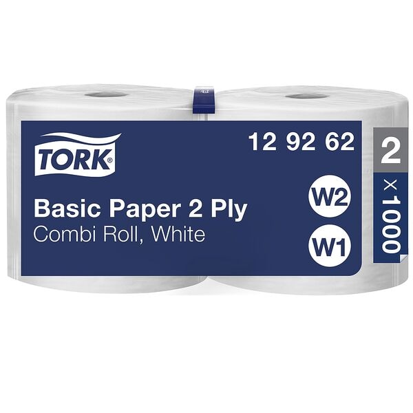 Tork Industrie-Wischtcher wei 2-lagig 24x34 cm (2x1000 Blatt)