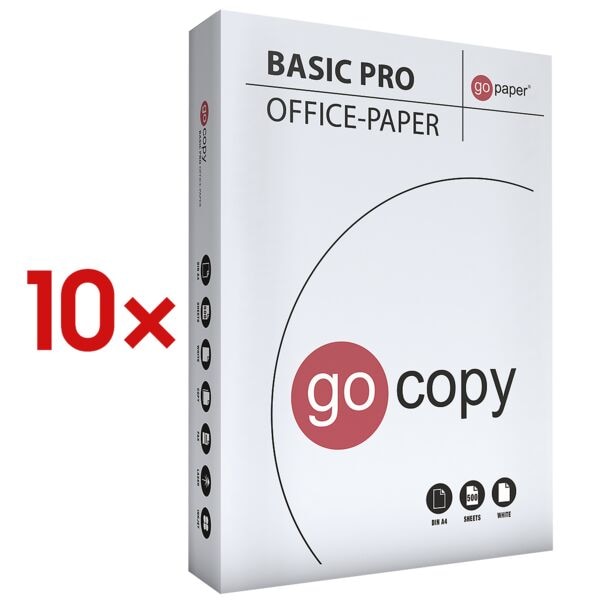 10x Kopierpapier A4 - 5000 Blatt gesamt, 80 g/m