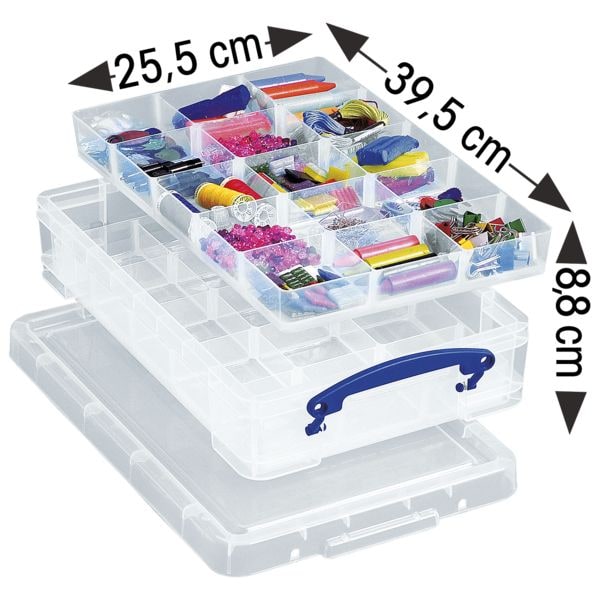 Really Useful Box Ablageboxen-Set mit 2 Einstzen
