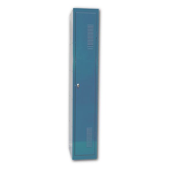 Spind, 1x1, Stahl, auf Sockel, 30 x 180 cm Spind, 1x1, Stahl, auf Sockel, 30 x 180 cm