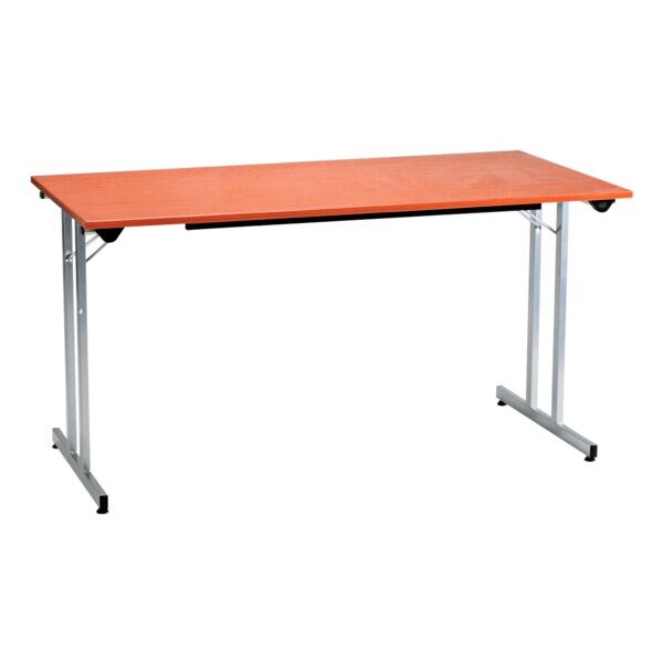 SODEMATUB Schreibtisch 120 cm, klappbar alufarben