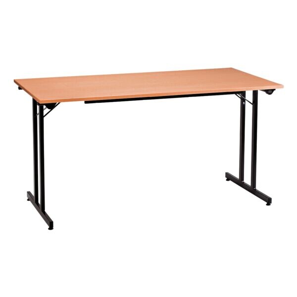 SODEMATUB Schreibtisch 140 cm, klappbar schwarz