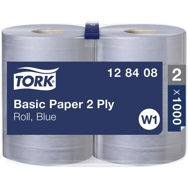 Tork Industrie-Wischtcher blau 2-lagig 37x34 cm (2x1000 Blatt)