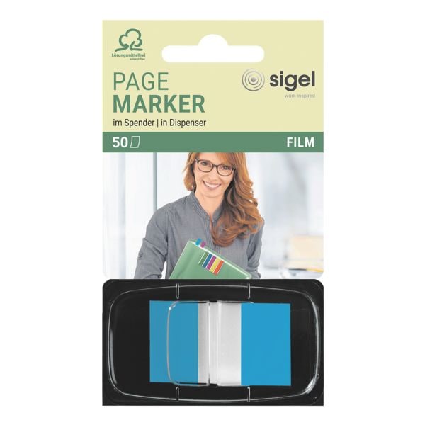 SIGEL Haftmarker Z-Marker 43 x 25 mm, Kunststoff