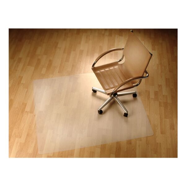 für harte Böden TÜV zertifiziert Floortex Bodenschutzmatte aus phthalatfreiem Vinyl 120 x 200 cm transparent rechteckig Bürostuhlunterlage 