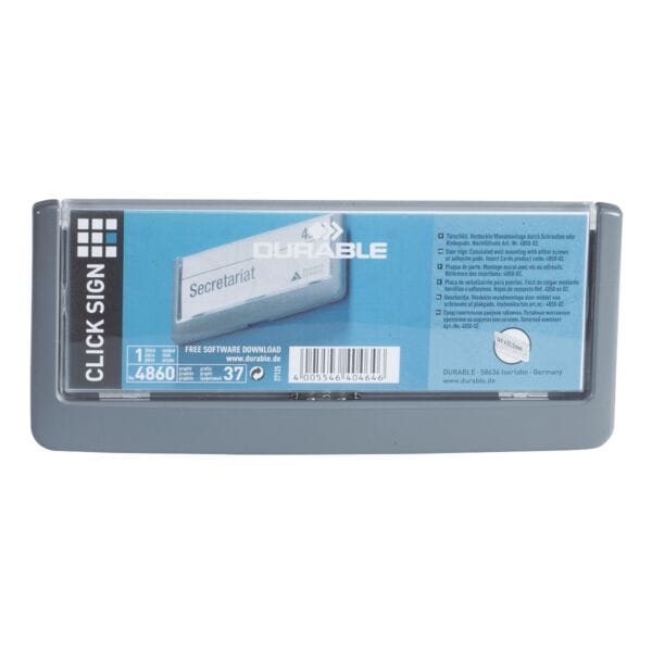Durable 4860 Türschild »Click Sign« 149 x 53 mm Durable 4860 Türschild »Click Sign« 149 x 53 mm