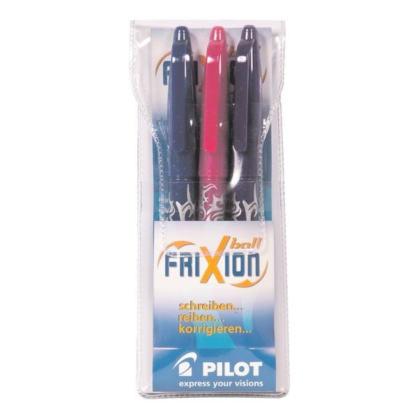 3x Tintenroller Pilot FriXion Ball 0.7, radierbar 3x Tintenroller Pilot FriXion Ball 0.7, radierbar