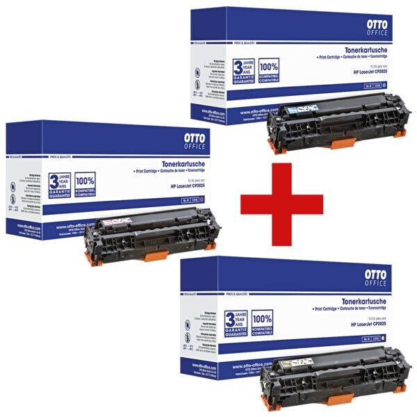 OTTO Office Toner-Set ersetzt HP »CC531A / CC532A / CC533A« Nr. 304A