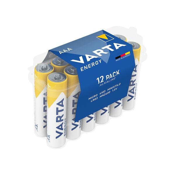 Varta 12er-Pack Batterien Energy Micro / AAA / LR03