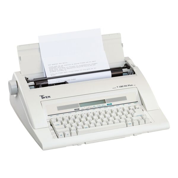 TWEN Elektronische Schreibmaschine T 180 DS plus