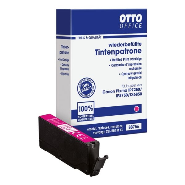 OTTO Office Refill Tintenpatrone CLI-551M XL 551 XL M magenta
