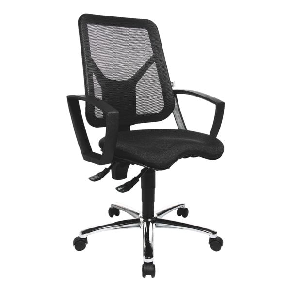 Bürostuhl OTTO Office Budget mit Armlehnen, Rückenlehne: 45 cm, verchromtes Fußkreuz Bürostuhl OTTO Office Budget mit Armlehnen, Rückenlehne: 45 cm, verchromtes Fußkreuz