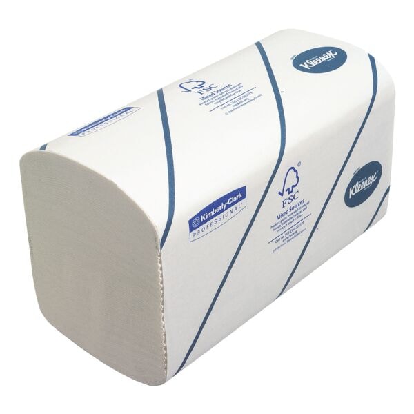 Papierhandtcher Kleenex ULTRA klein 6789 2-lagig, hochwei, 21,7 cm x 21 cm aus Airflex mit I-Falzung - 2790 Blatt gesamt