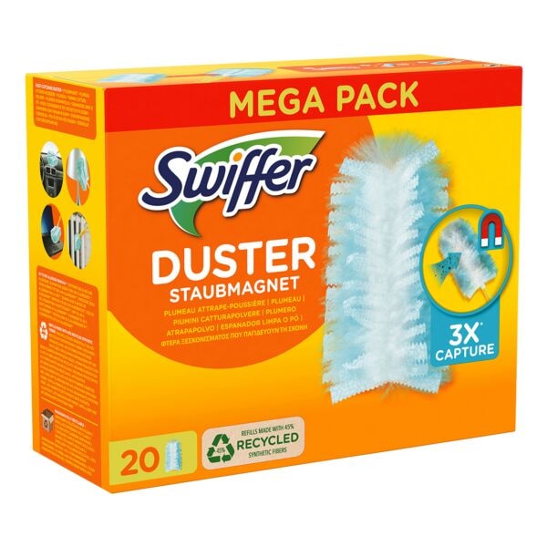 Swiffer Staubmagnet Duster Staubfang-Tücher 20er Megapack