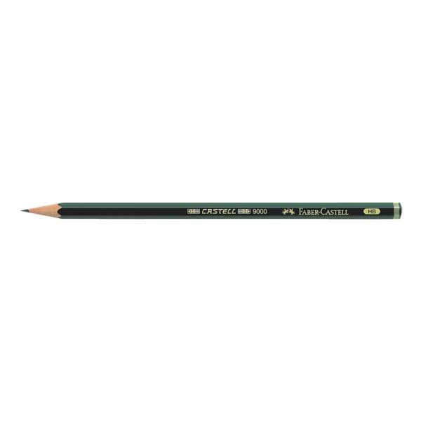 Bleistift Faber-Castell 9000, HB, ohne Radiergummi