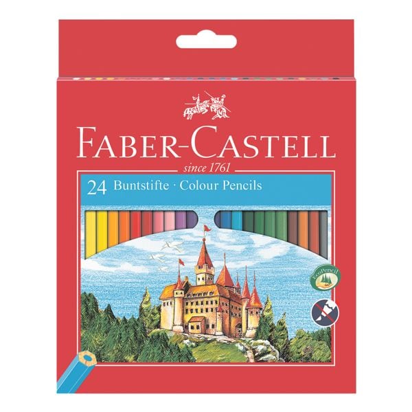 Faber-Castell (Schule) 24er-Pack Buntstifte Castle