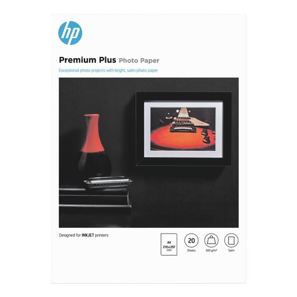 HP Fotopapier HP premium plus photo paper CR673A A4 20 Blatt