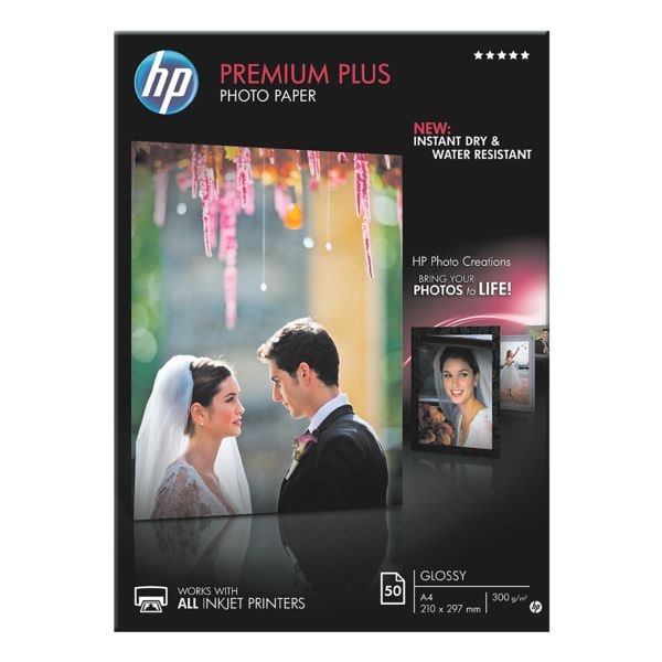 HP Fotopapier »HP premium plus photo paper CR674A« A4 50 Blatt HP Fotopapier »HP premium plus photo paper CR674A« A4 50 Blatt