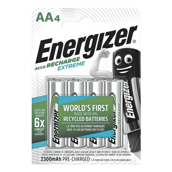 Energizer Akkus Mignon / AA / HR6 (4 Stk - 2300 mAh) Energizer Akkus Mignon / AA / HR6 (4 Stk - 2300 mAh)