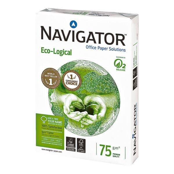 Multifunktionales Druckerpapier A4 Navigator Eco-Logical - 500 Blatt gesamt