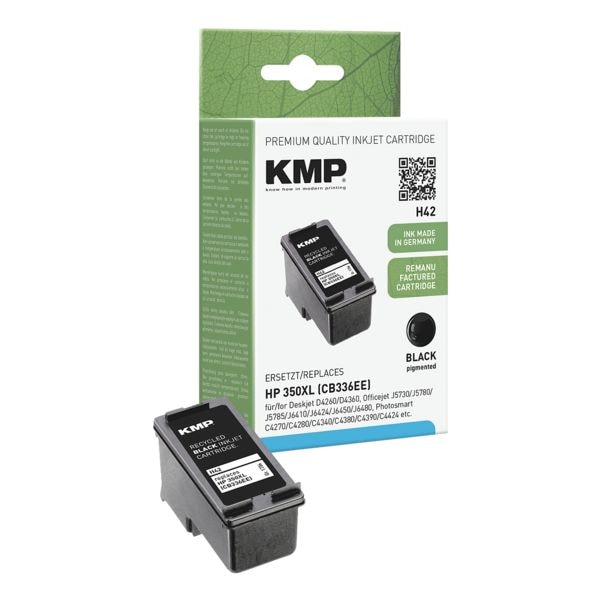 KMP Tintenpatrone ersetzt HP CB336EE Nr. 350XL