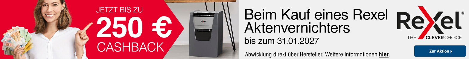 Rexel Cashback Aktenvernichter
