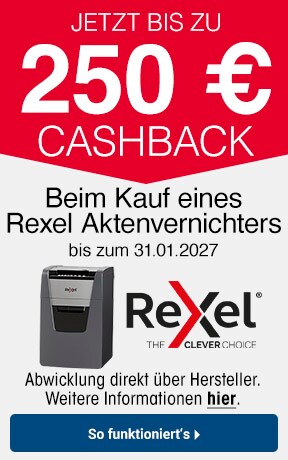 Rexel Cashback Aktenvernichter