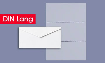 Briefumschlag DIN Lang 