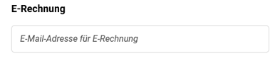 E-Rechnung erfassen