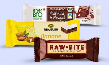 Riegel-Snacks BIO
