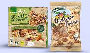BIO Nsse und Nuss-Snacks