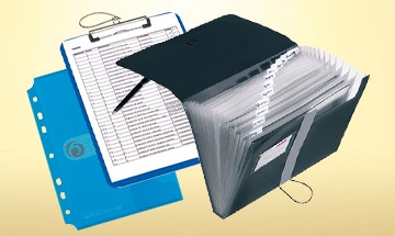 Hefter, Mappen und Klemmbretter