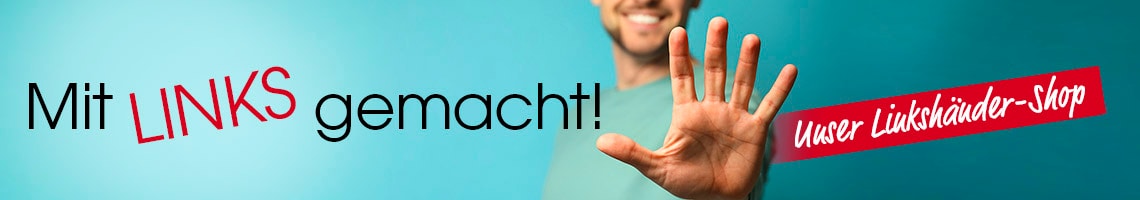 Mit Links gemacht! Unser Linkshndershop
