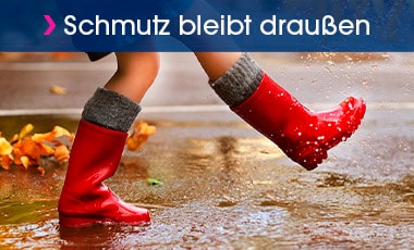 Schmutz muss draußen bleiben