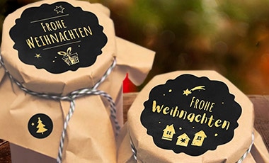 Festliche Sticker