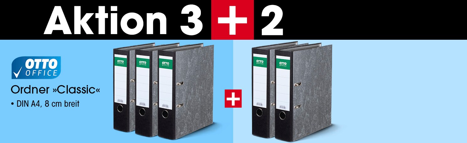 OTTO Office 3+2 Aktion: 5x Ordner Classic