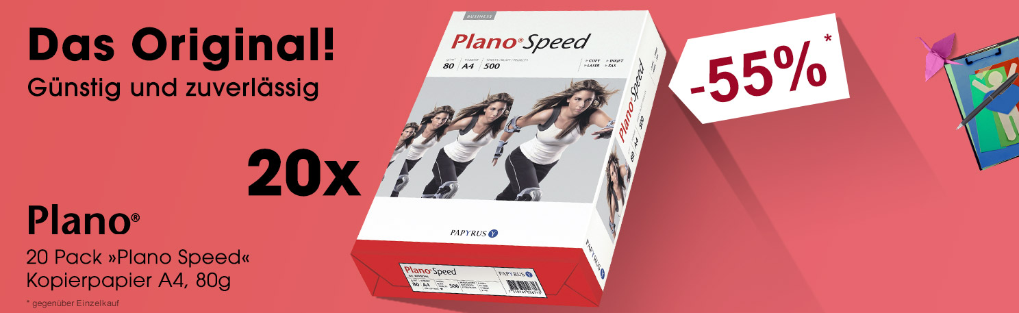 Plano 20 Pack Kopierpapier Plano Speed